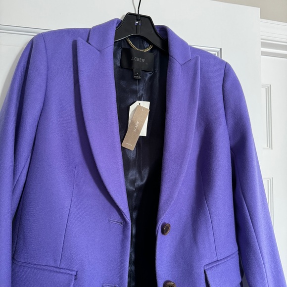 J. Crew Parke Topcoat in Icy Purple - Picture 5 of 10